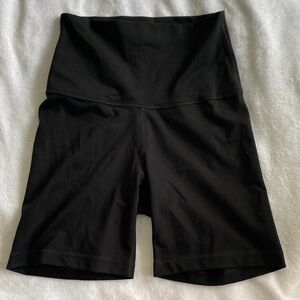 Yogalicious Black High-Waisted Bike Shorts